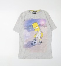 The Simpsons graues Cartoon-T-Shirt für Jung...