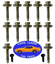 1965-1973 Mustang Convertible Tack Strip To Body Bolts & Screw Kit USA MADE #553