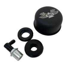 Ford Fe 390 American Eagle Valve Cover Breathers Pcv Valve Grommets - Black