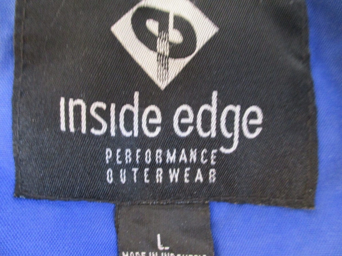 Inside Edge Jacket Men's Large Performance Outerwear Blue Black