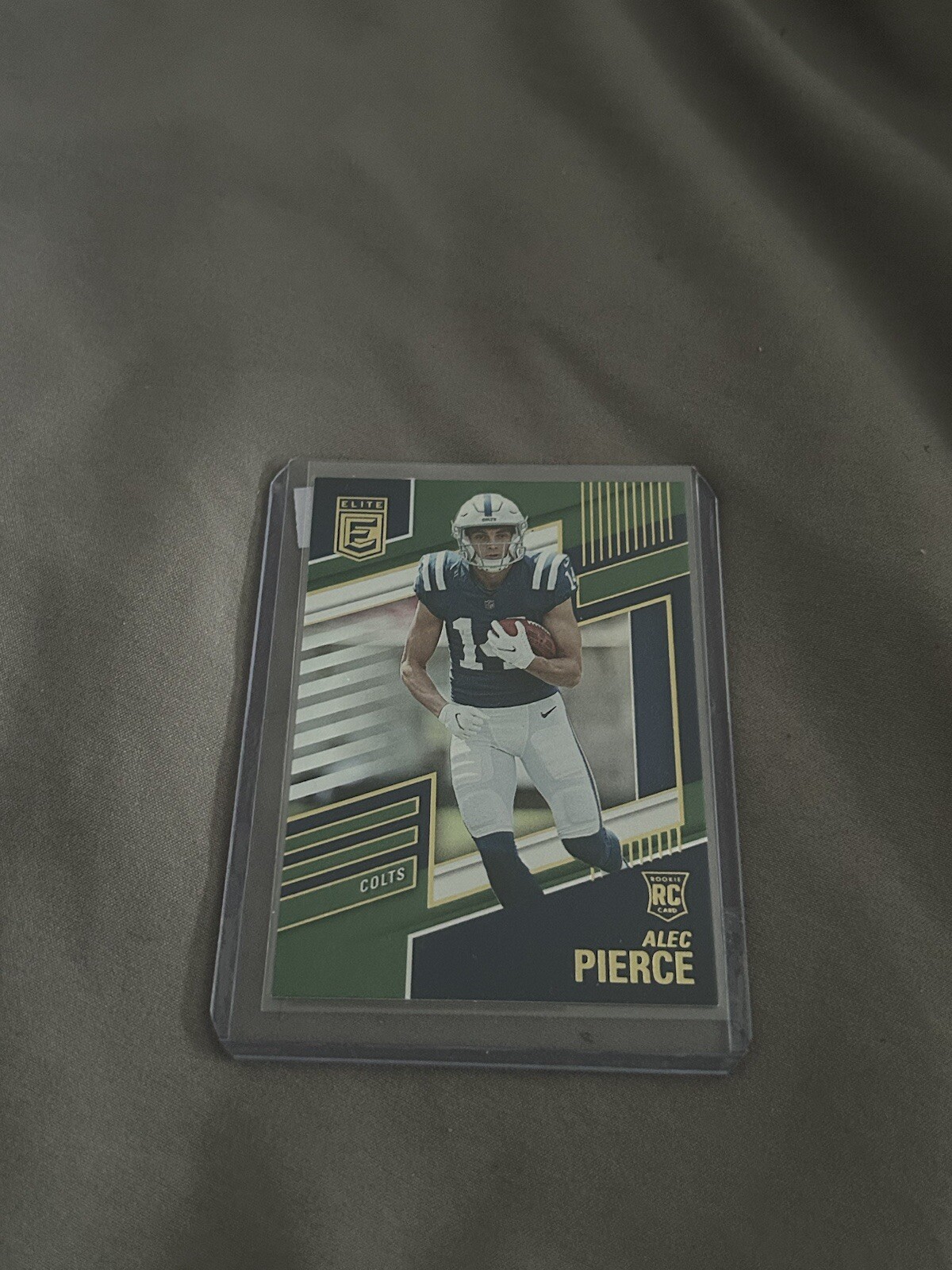 2022 Panini Donruss Elite - Rookies Green #155 Alec Pierce (RC)