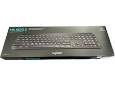 New Logitech MX Keys S Full-Size Bluetooth Wi...