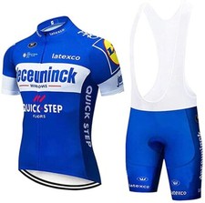 Radtrikot Set Herren Kurzarm Fahrradtrikot Trägerhose Radhose Suit MTB Shirt