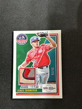 JAMES TRONSTEIN 2022 Panini USA Baseball Stars & Stripes AUTO Patch RPA 22/25