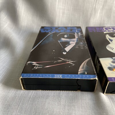 Star Wars Trilogy VHS 1995 THX Remastered Three Movies George