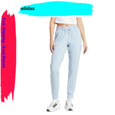 Adidas Ladies' 3 Stripe Aeroready Active Jogger, Wonblu/White, Small