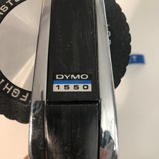 Vintage DYMO 1550 Embossing Label Maker Hand Operated Tested  Working Engrave