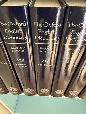 The Oxford English Dictionary, 20 Volume Complete Set, 2nd Edition
