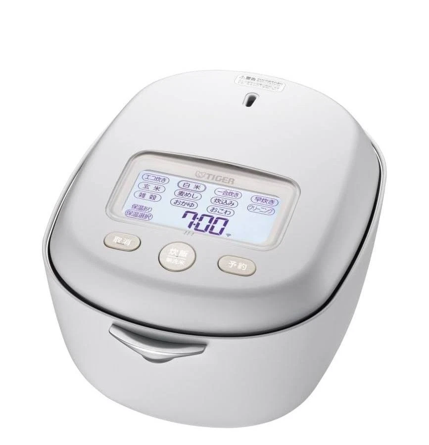 TIGER JRX-T100WT Earthen Pot Pressure IH 5.5Cups Moon White AC100V JAPAN