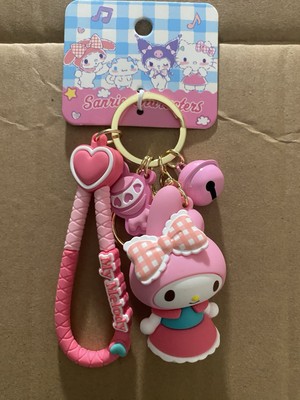 Sanrio Characters My Melody   Keychain Purple 3D Figure For Backpack NEW