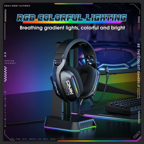X12 Gaming Headset for PS4 PS5 PC over Ear Headphones with Surround Sound