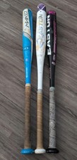 Set of 3 Easton Fast Pitch Softball Bats -11, 29 & 31" Various Weights Drop 11