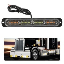 4x 24led Amberwhite Light Strobe Flashing Kit Car Truk Warning Beacon Eaai Eaae 4x 24led Amberwhite Light Strobe Flashing Kit Car Truk Warning Beacon Eaai Eaae