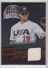 2015 Panini Stars and Stripes Game Gear Longevity Ruby /299 Joe DeMers #47 0b0