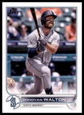 Donovan Walton 2022 Topps Update #US242 Seattle Mariners