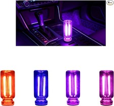 4 PCS USB car Light, Touch Dimmable Ambient Lamps in Red, Blue, Pink Purple, P