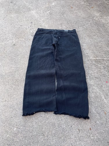 Vintage Levi Silver Tab Black Baggy Jeans 36