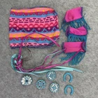 Vintage Western Fun Barbie Sun Runner Horse Accessories Lot 1989 Mattel #9961