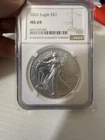 2026 $1 1-oz American Silver Eagle NGC MS69 Brown Label