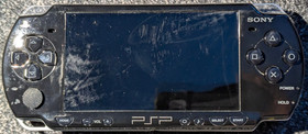 Sony PSP-2001 Slim Black Console w/Case, AC Power, 2GB Memory Stick Duo, TESTED