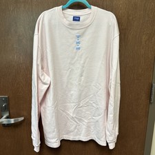 TKM By Toki Monsta Pink Puff Text Pullover Size 2XL Made In USA Unisex Adults DJ