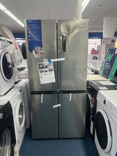 Midea MDRF632FIE46 - Stainless steel Side By Side Frost Free Fridge Freezer - E