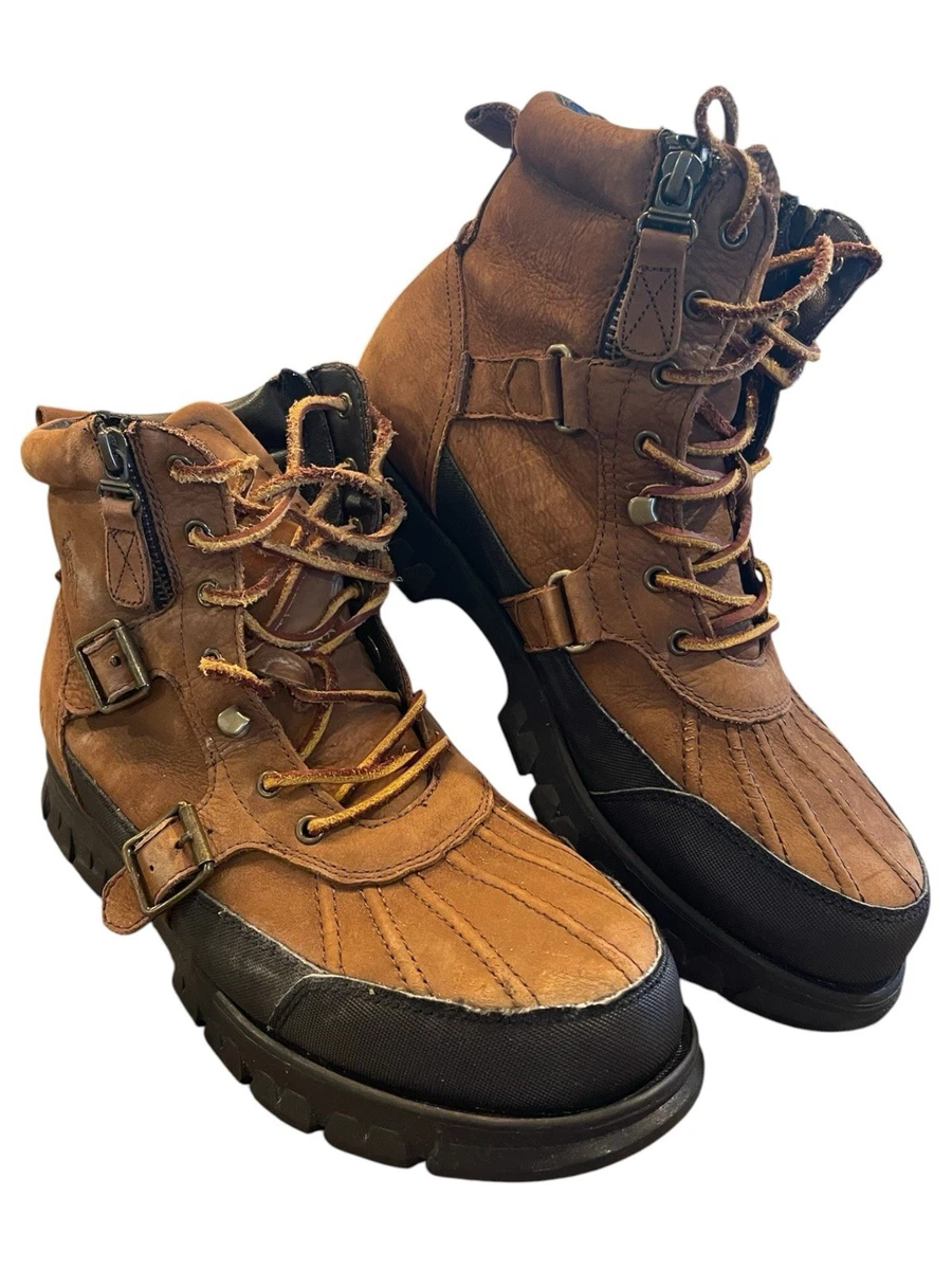 Polo Ralph Lauren Brown Zip Boots for Men for Sale - Shop New