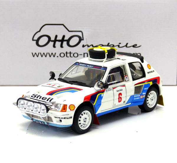 Peugeot 205 Turbo T16 T. Salonen #6 Gr.B Rallye Safari 1985 OT1161 1:18 Otto-image