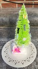 New Easter Tree Decorated W/ Lights In Vintage Cherub Ceramic Base — photo 2