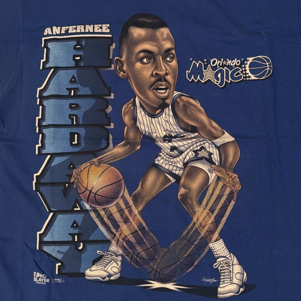 Винтажная футболка 90-х NBA Pro Player Anfernee Penny Hardaway Orland Magic размер большой - Изображение 2 из 4