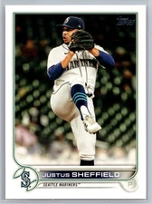 2022 Topps Series 2 - Justus Sheffield #587