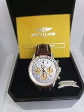 Breitling Navitimer Chronograph S. Steel Automatic Watch - Box + Booklet A23322