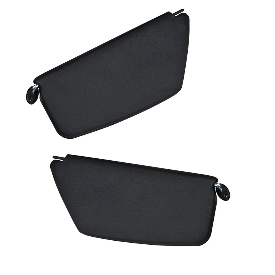 VW Volkswagen Bug Beetle 1965-1967 sedán - parasoles de vinilo negro - par Foto 2 de 4