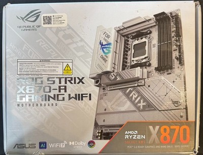 ASUS ROG Strix X870-A Gaming WiFi AM5 ATX DDR5 PCIe 5 Motherboard