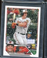 Adley Rutschman 2023 Topps Holiday RC Rookie Card #H50 MINT PACK FRESH. rookie card picture