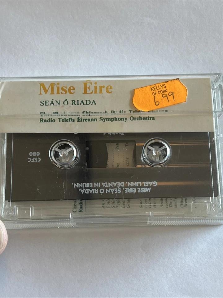 Mise Èire, Seàn O Riada  Audio Cassette,  Gael Linn, 1979. .VG+/VG+ - Image 4 of 4