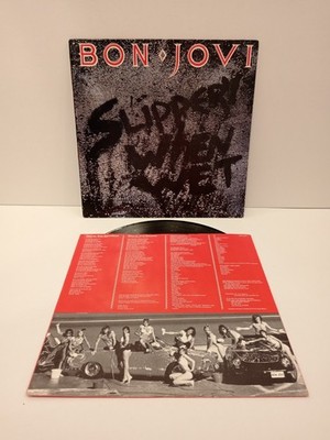 Bon Jovi-Slippery When Wet 12'' Vinyl LP 1986 Mercury