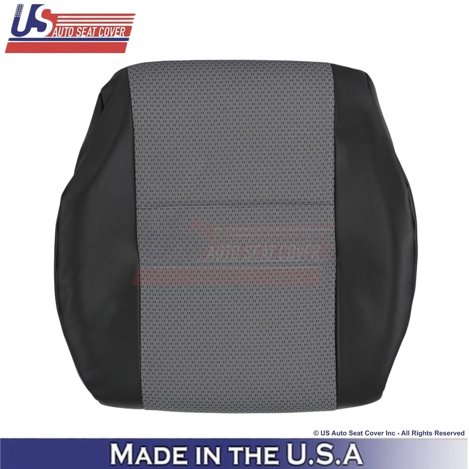 Cubierta de asiento de cuero sintético/tela 13-18 para Mercedes-Benz Sprinter 2 tonos negro/gris Foto 2 de 4