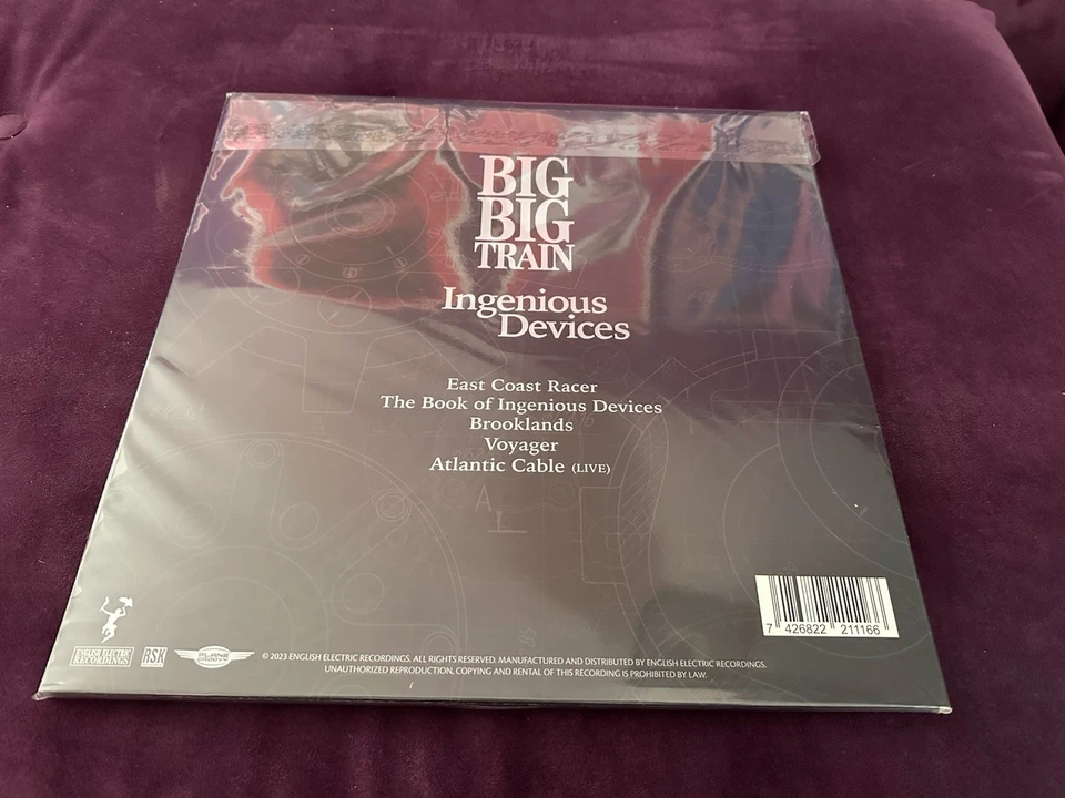 PROG / ROCK / BIG BIG TRAIN: 'Ingenious Devices' on double blue vinyl - Image 2 of 3