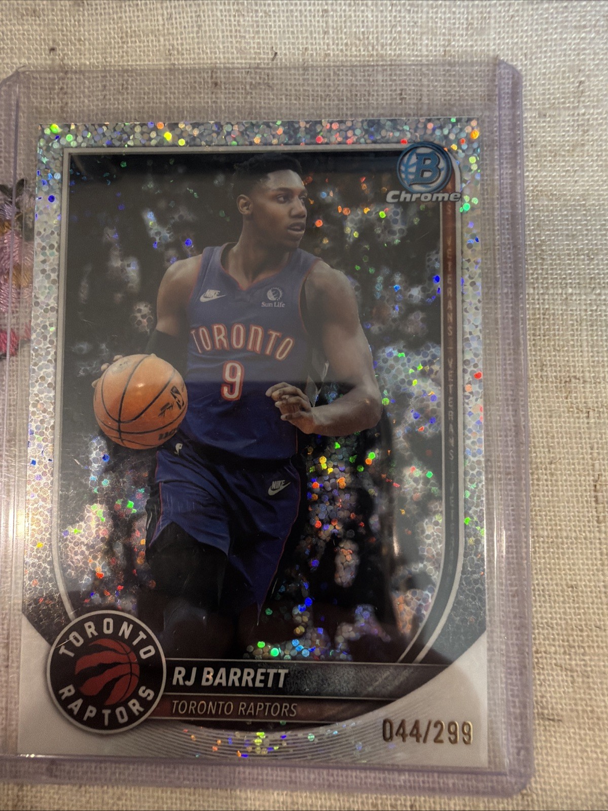 2026 Bowman Chrome Speckle Refractor /299 RJ Barrett #BCV-156