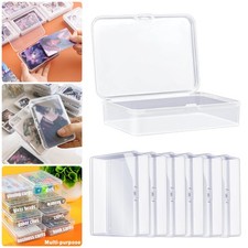 Playing Card Storage Box Trading Card Case Organizer Plastic Sports Cards Games