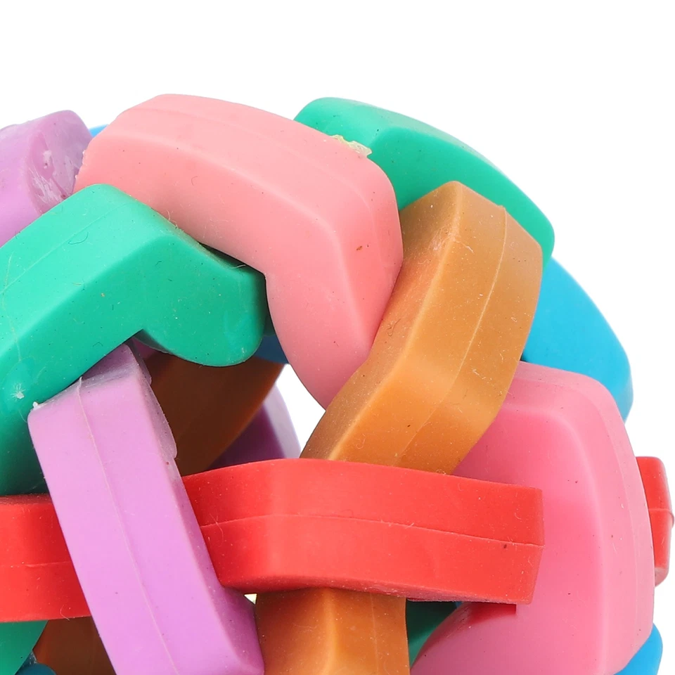 Dog Puppy Toy Colorful Soft Squeak Dog Plaything With Inside Bell Pet - Image 3 of 4