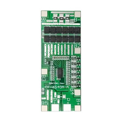 6S 24V 20A/40A Lithium Battery Cell Charging BMS Protection Board With Balance
