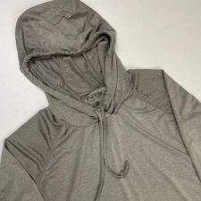 NRS Silkweight Hoodie Women’s M Gray Long Sleeve Thumbholes UPF 50+ Performance