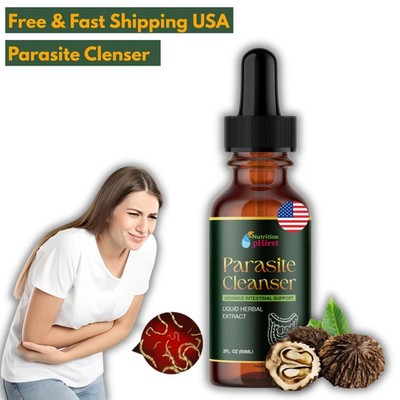 Parasite Cleanse Tincture/Extract-Wormwood, Black Walnut Hull, Clove (2 fl oz)
