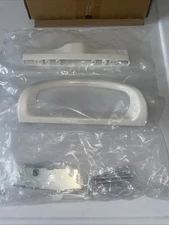 HauSun Sliding Patio Door Handle Set, White. Fits 3-15/16” Slots (non-keyed)