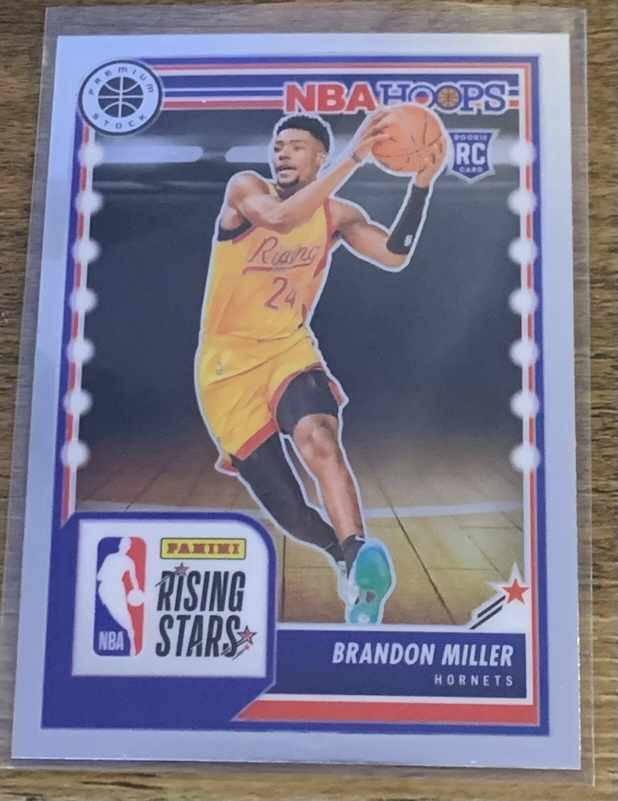 Brandon Miller - 2023-24 NBA Hoops Premium Stock Rising Stars Rookie - #298