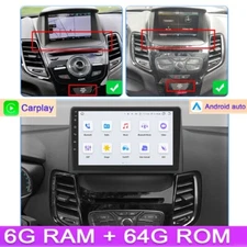 9'' Stereo Car Stereo GPS Carplay For Ford Fiesta 2009- 16 64GB SWC DSP BT 8Core