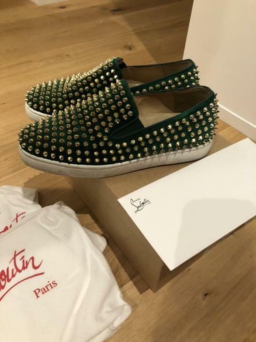 Christian Louboutin Velour Sneakers 