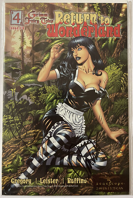 Grimm fairy Tales Return to Wonderland 4A Signed By Raven Gregory & Dan Leister